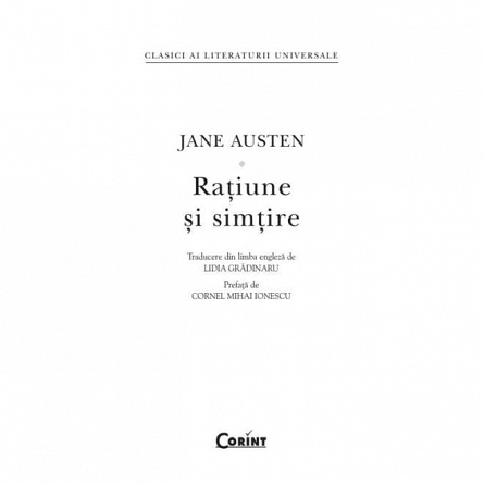 Ratiune si simtire
