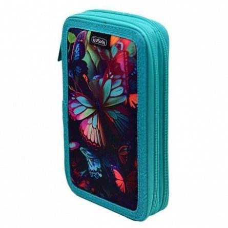 Penar Herlitz, 2 fermoare, 20 x 4.5 x 13 cm, Butterflies