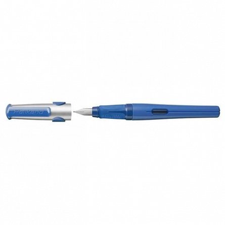Stilou Pelikano P481, stangaci, penita L, albastru, cutie carton