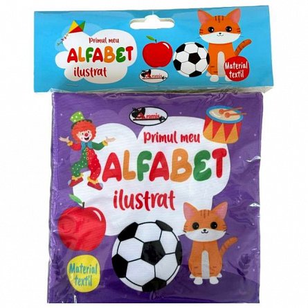 Primul meu alfabet. Carte din material textil