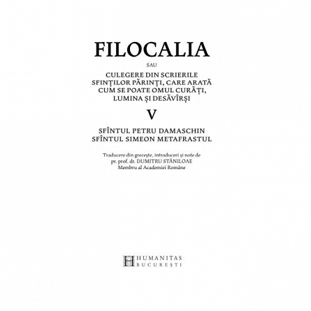 Filocalia sfintelor nevointe ale desavarsirii 5