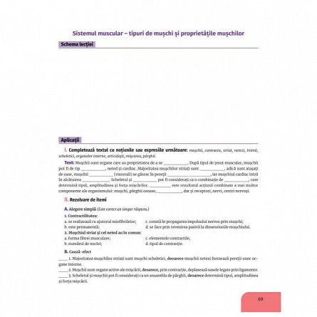 Biologie. Caietul elevului pentru clasa a VII-a