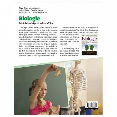 Biologie. Caietul elevului pentru clasa a VII-a