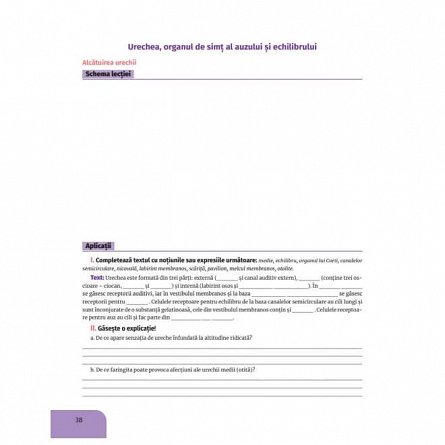 Biologie. Caietul elevului pentru clasa a VII-a