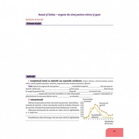 Biologie. Caietul elevului pentru clasa a VII-a