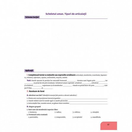 Biologie. Caietul elevului pentru clasa a VII-a