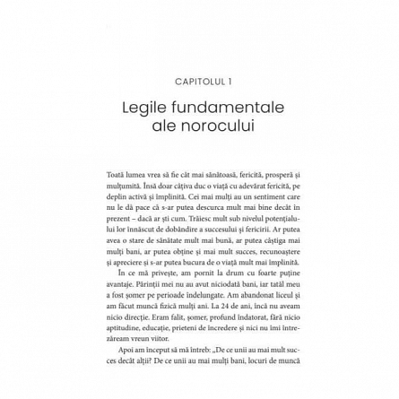 Legile norocului. Sistemul care asigura succesul