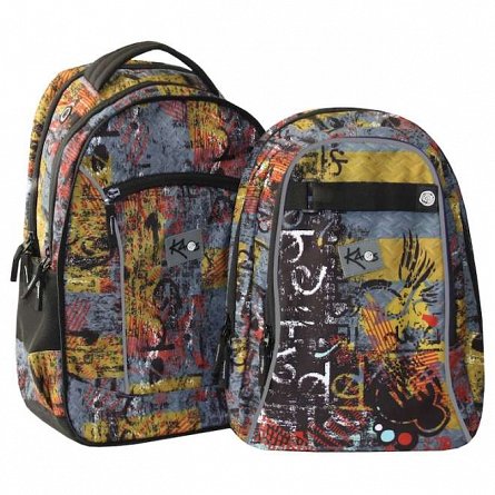 Rucsac Kaos 2 in 1, 48 x 33 x 23 cm, 4 compartimente, Metal
