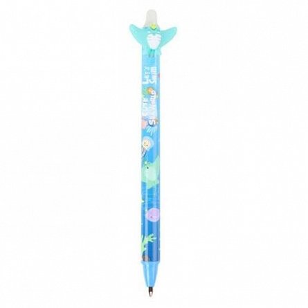 Roller MP Eraseable, 0.5 mm, albastru, cu radiera, Animale Marine