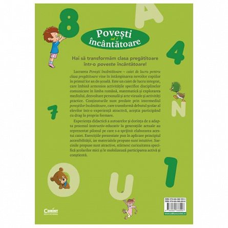 Povesti incantatoare. Caiet de lucru pentru clasa pregatitoare, vol. 1