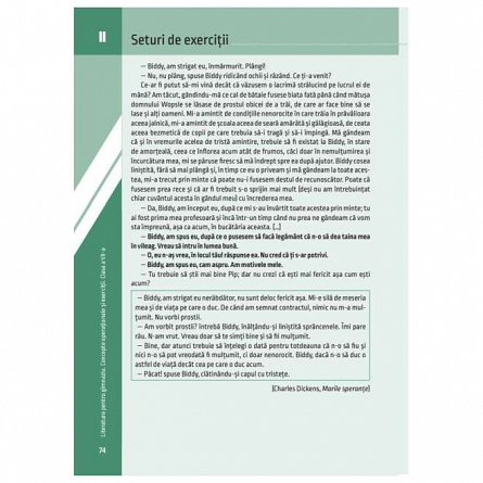 Literatura pentru gimnaziu. Clasa a VII-a. Concepte operationale si exercitii