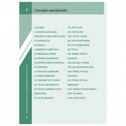 Literatura pentru gimnaziu. Clasa a VII-a. Concepte operationale si exercitii