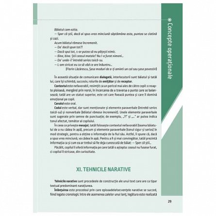 Literatura pentru gimnaziu. Clasa a VII-a. Concepte operationale si exercitii