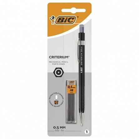 Creion mecanic BIC Criterium, 0.5 mm, cu set mine 0.5 mm HB