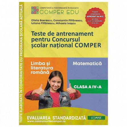 Teste de antrenament. Concursul Comper. Clasa 4