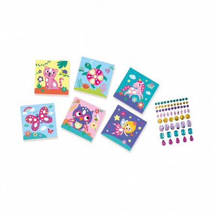 Set pictura cu diamante autoadezive, 3-6 ani, SES