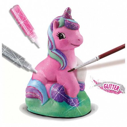 Set creativ Mulaje si pictura, Unicorn, SES