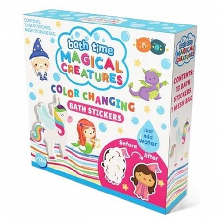 Stickere baie Creaturi Magice, isi schimba culoarea, Buddy and Barney