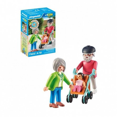 Playmobil myLife - Bunici si bebelus, 4-10 ani
