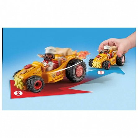 Playmobil FunStars - Kart Pullback Pizza, 4-10 ani