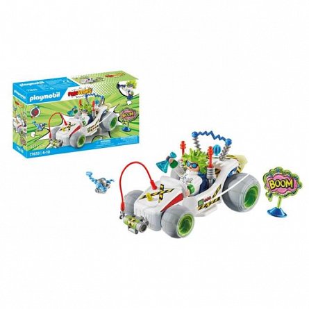 Playmobil FunStars - Kart Pullback Profesor, 4-10 ani