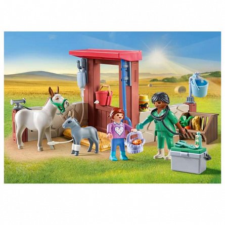 Playmobil Country - Veterinar in curtea Fermei