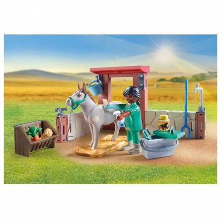 Playmobil Country - Veterinar in curtea Fermei