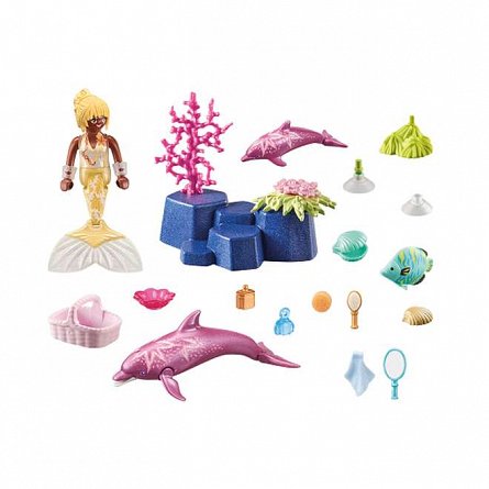 Playmobil Princess Magic - Sirena cu Delfini