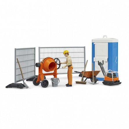 Set Santier de constructii, 1:16, Bruder