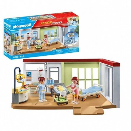 Playmobil Action Heroes - Maternitate, 4-10 ani