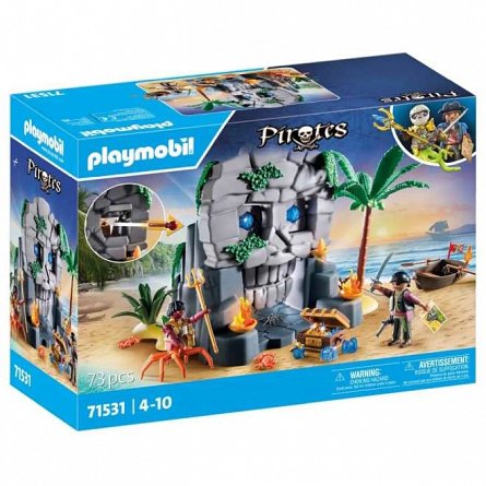 Playmobil Pirates - Insula Craniu, 4-10 ani