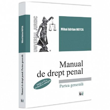 Manual de drept penal. Partea generala