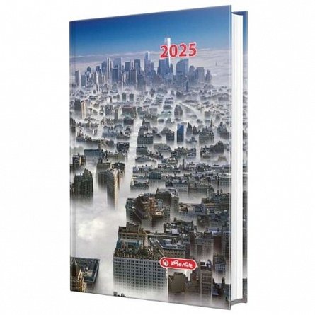 Agenda A5, datata 2025, 352 pagini, Motive Manhattan