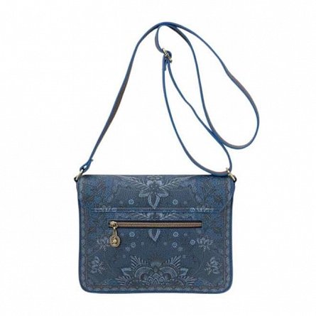 Geanta de umar Pip Flap Kyoto, 25 x 7 x 20 cm, albastru denim
