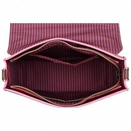 Geanta de umar Pip Flores Felices, 25 x 9 x 21.5 cm, rosu