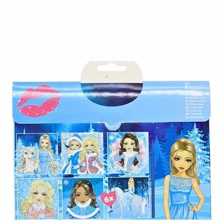 Set creativ de colorat si razuit Besties, 19 x 19 cm, 6 file, Grafix