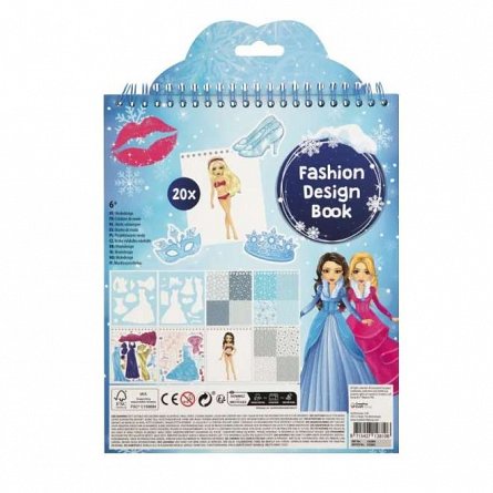 Set creativ design vestimentar Besties Fashion, 20 file, Grafix