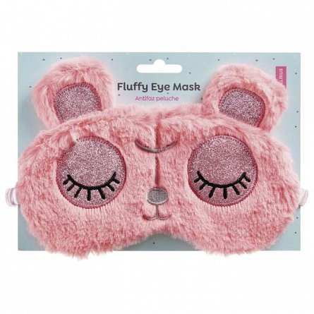 Masca pentru somn Back2Fun, 20 x 14 cm, Fluffy