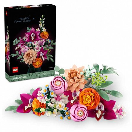 LEGO Colectia Botanica - Buchet de flori roz 10342