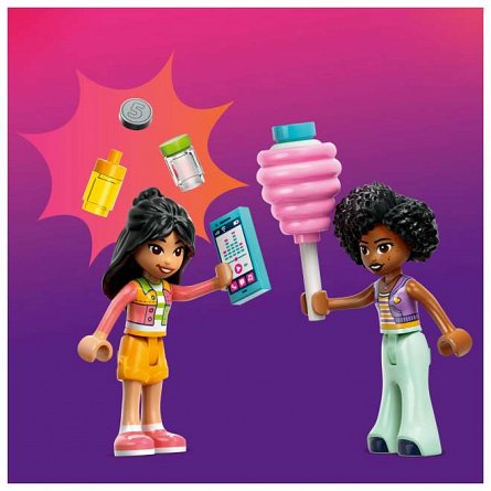 LEGO Friends - Taraba cu vata de zahar si scuter 42643