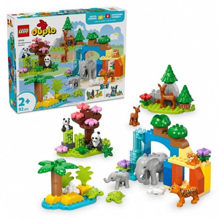 LEGO DUPLO - Familii de animale salbatice 3 in 1 10446