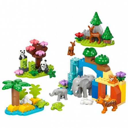 LEGO DUPLO - Familii de animale salbatice 3 in 1 10446