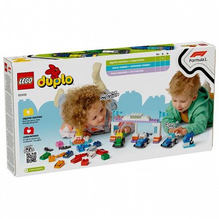 LEGO DUPLO - Echipa F1: Masini si piloti de curse 10445
