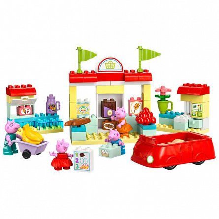 LEGO DUPLO - Purcelusa Peppa si Supermarketul 10434