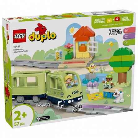 LEGO DUPLO - Tren de aventura interactiv 10427