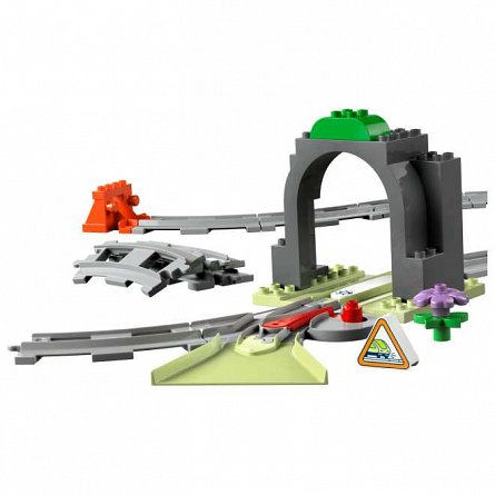 LEGO DUPLO - Set de extindere Tunel cu sine de cale ferata 10425