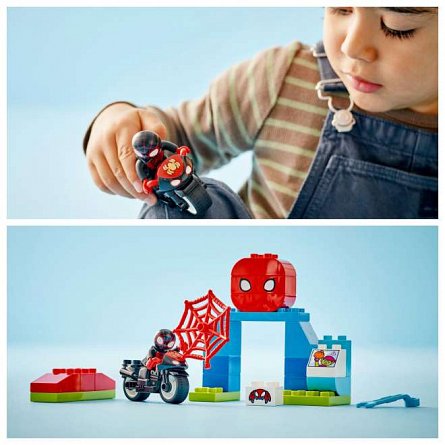 LEGO DUPLO - Aventura pe motocicleta a lui Spin 10424