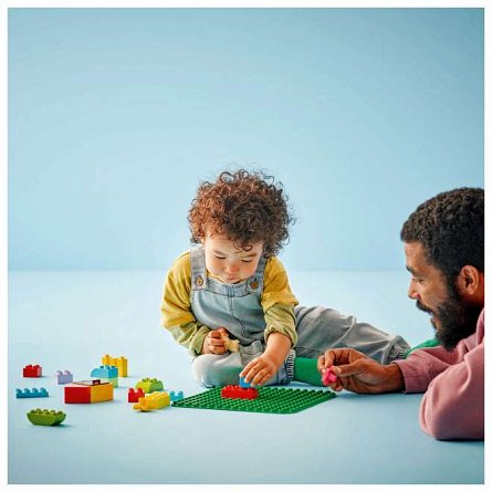 LEGO DUPLO - Placa de constructie verde 10460