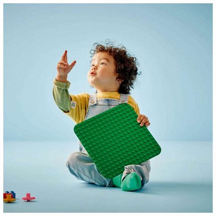 LEGO DUPLO - Placa de constructie verde 10460