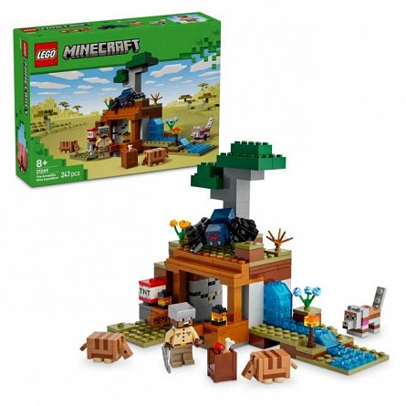 LEGO Minecraft - Expeditia de minerit cu Tatu 21269